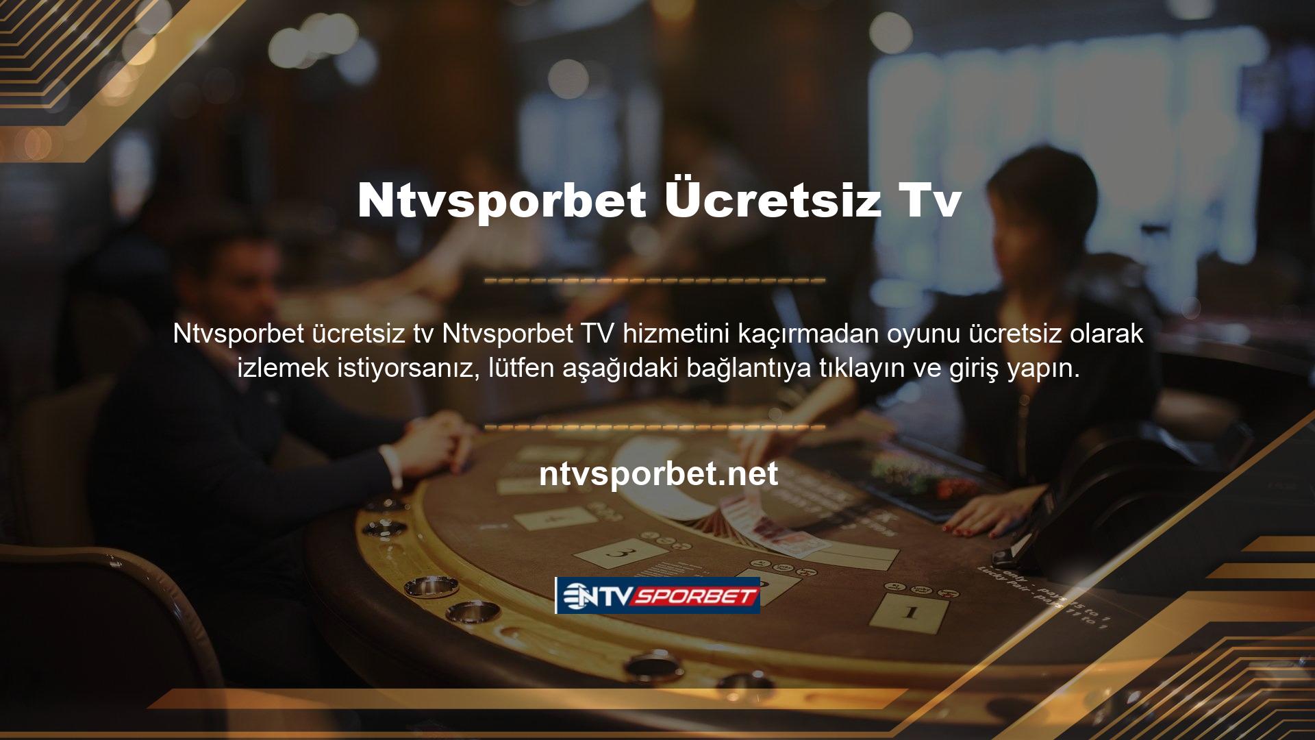 Canlı TV hizmeti logosunu web sitesinin sol alt köşesinde bulabilirsiniz